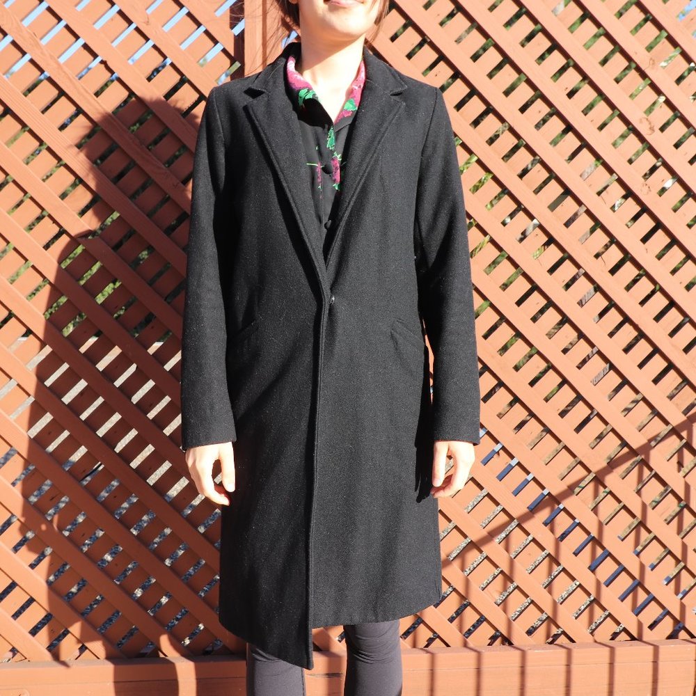 Vintage Black Trenchcoat